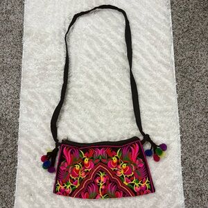 Colorful Embroidered Women's Bag